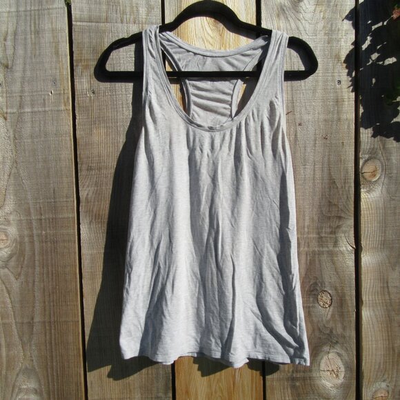 Lululemon Gray Racerback Tank Top Shirt Size 10 - Picture 1 of 7